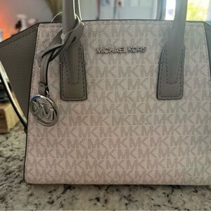 Michael Kors Grey Signature Tote Bag